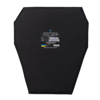 Ballistic panel insert 320x380 mm for extended fragmentation groin protection Size XL Level 1 DSTU